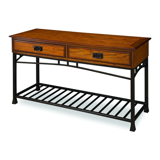 Home Styles Modern Craftsman Console Table 88 5050 22 Manual