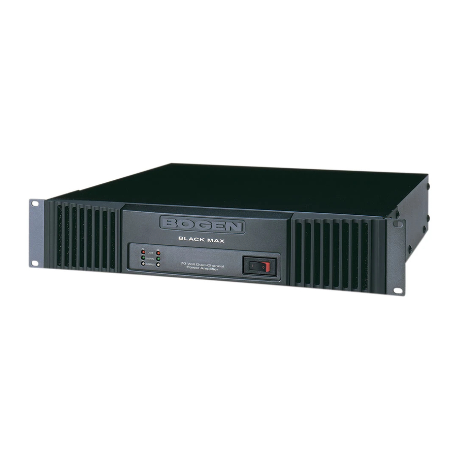 Bogen X300 Specifications