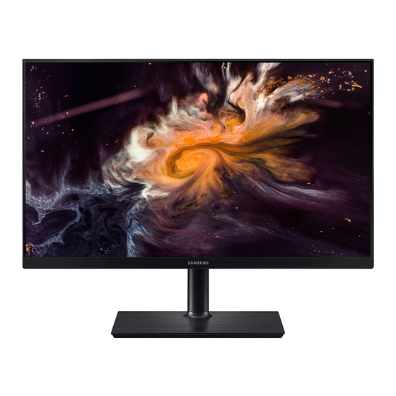 User Manuals: Samsung S27H850QF series QHD Monitor