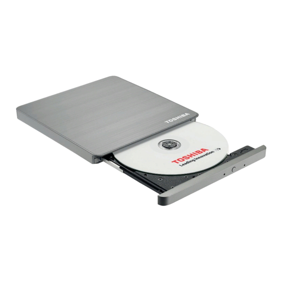 Toshiba SuperMulti Drive Manual