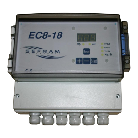 SEFRAM SEQUENCER EC8-18 Quick Start Manual