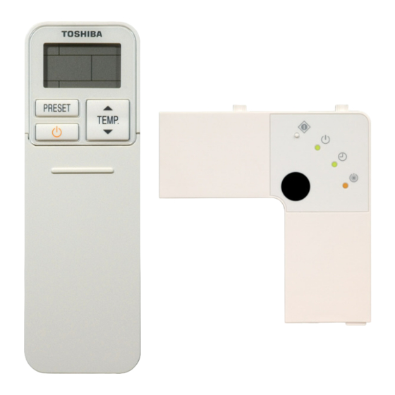 Toshiba RBC-AXU31U-E Remote Controller Manuals