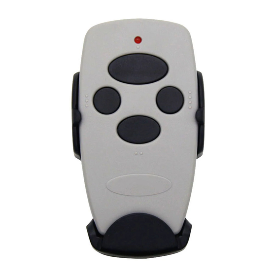 DoorHan Transmitter 4 Installation Manual