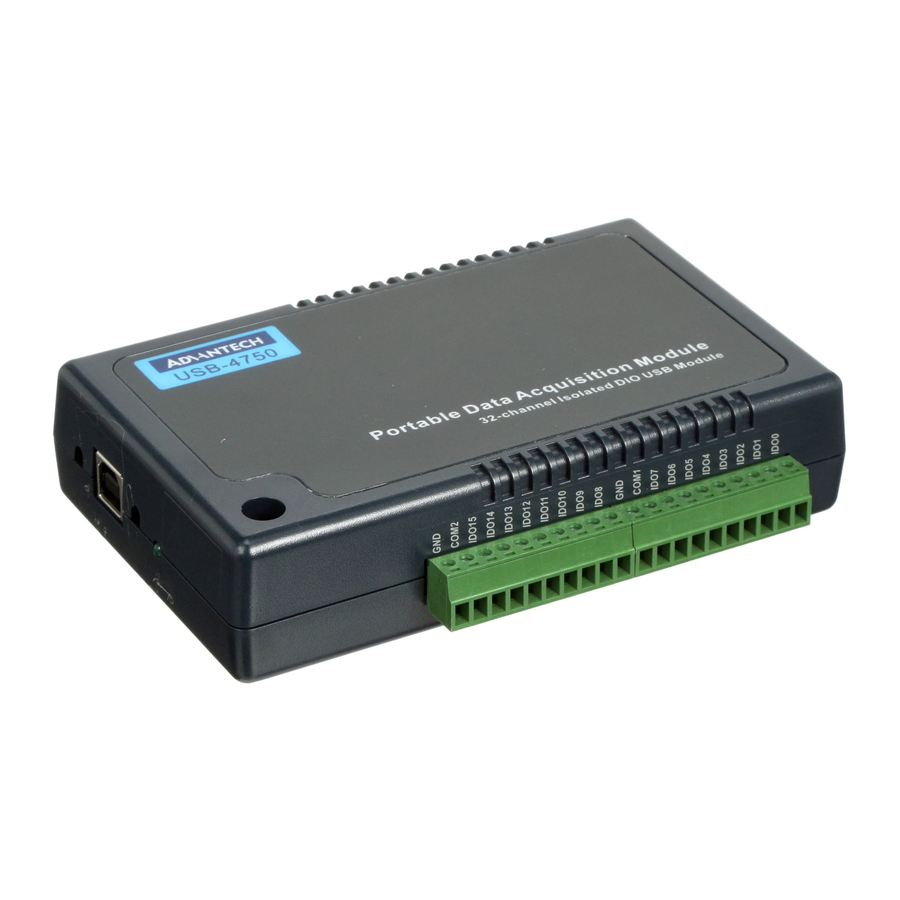 Advantech USB-4750 User Manual
