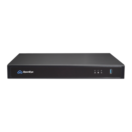 OpenEye MV Series Quick Start Manual