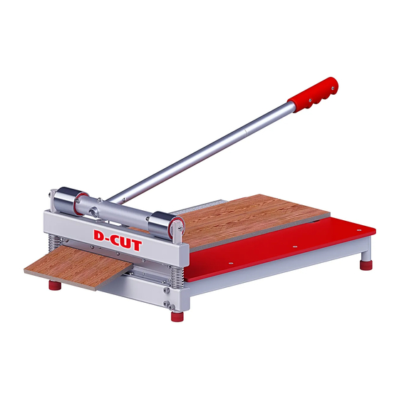 D-CUT DP-340 Operation Manual
