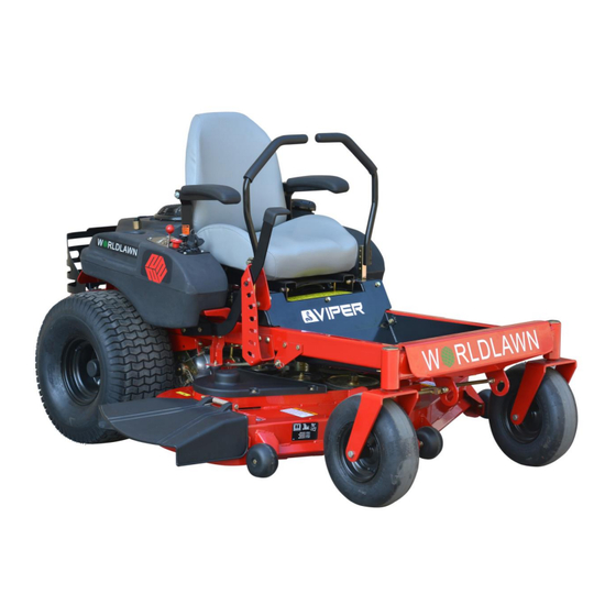 Worldlawn WYRZ46S Operator's Manual