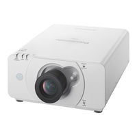 Panasonic DLP PT-DZ570E Network Manual