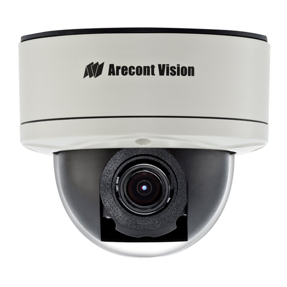 Arecont Vision MegaDome 2 AV1255AM Installation Manual