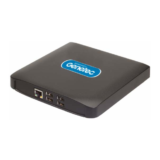 Genetec SV-16 v2 Quick Start Quide