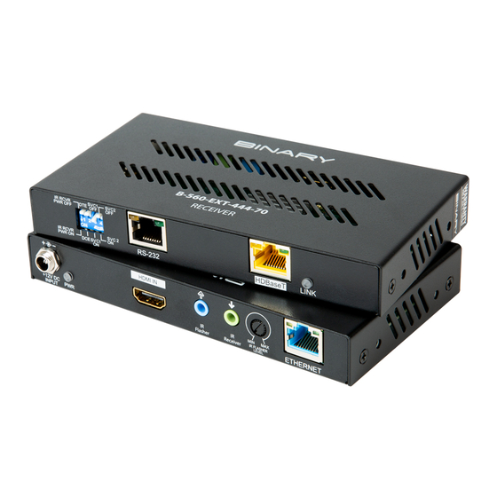 Binary B-560-EXT-444-70 Installation Manual