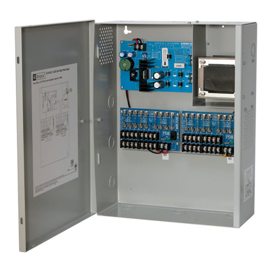 Altronix ALTV1224C220 Installation Manual
