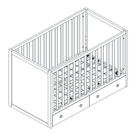 Novogratz 3-IN-1 STORAGE CRIB DL8877B3 Instruction Manual