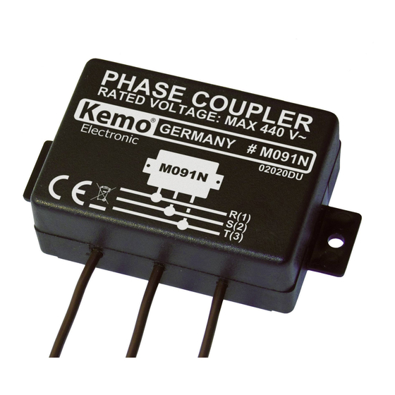 Kemo M091N Manual