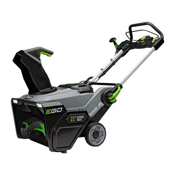 EGO POWER + SNT2100 Operator's Manual