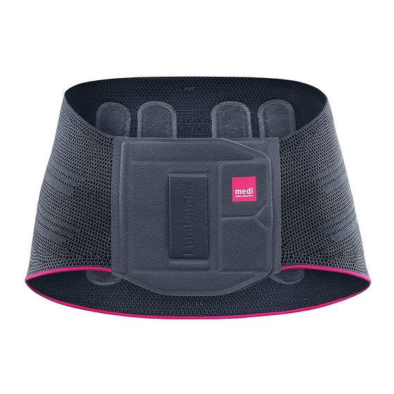 medi Lumbamed disc Instructions For Use Manual