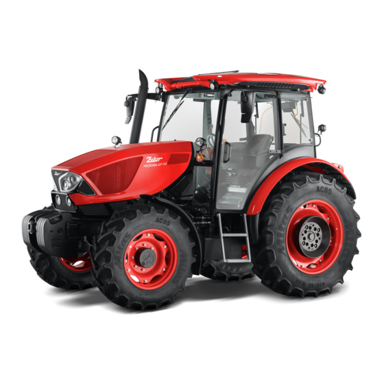 Zetor Proxima CL 90 Operator's Manual