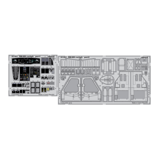 Eduard MH-60S cockpit S.A. Manual