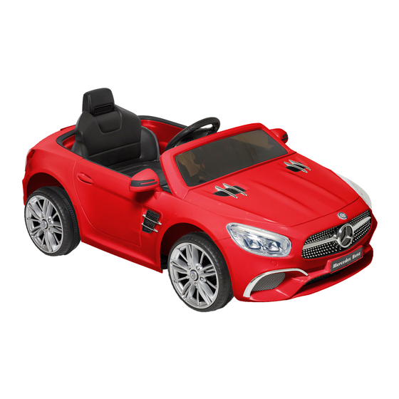 Action Wheels Mercedes-Benz SL-400 Parent And Rider Manual