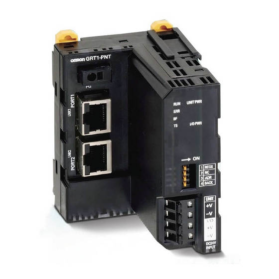 Omron GRT1-PNT Operation Manual