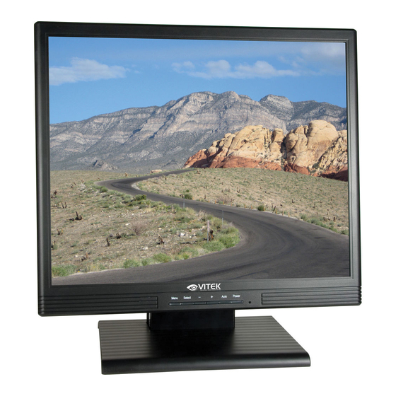 Vitek VTM-LCD174P Specifications
