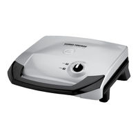 George Foreman gr0059P Use And Care Book Manual
