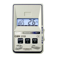 GREISINGER GMK 210 Operation Manual