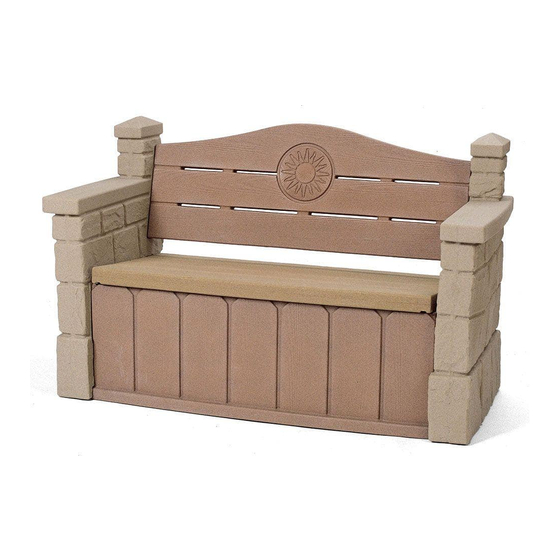 Step 2 Outdoor Storage Bench 5433 Quick Start Manual