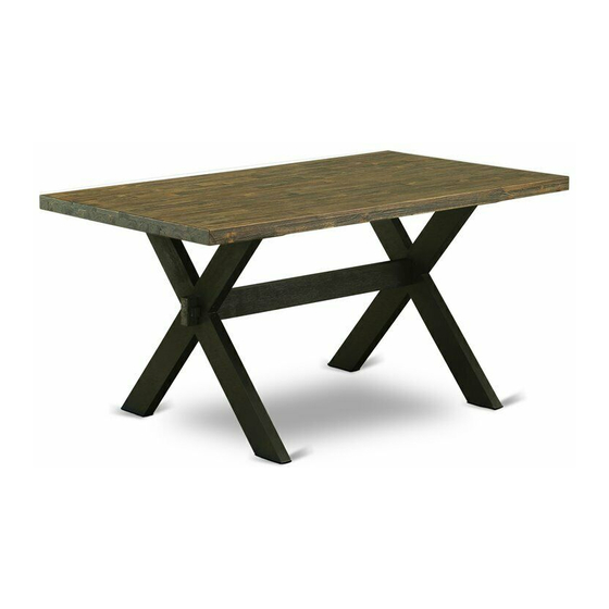 East West Furniture XT60 Assembly Instructions