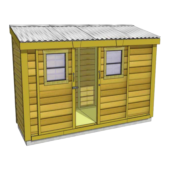 OLT 12x4 SpaceSaver Shed Assembly Manual