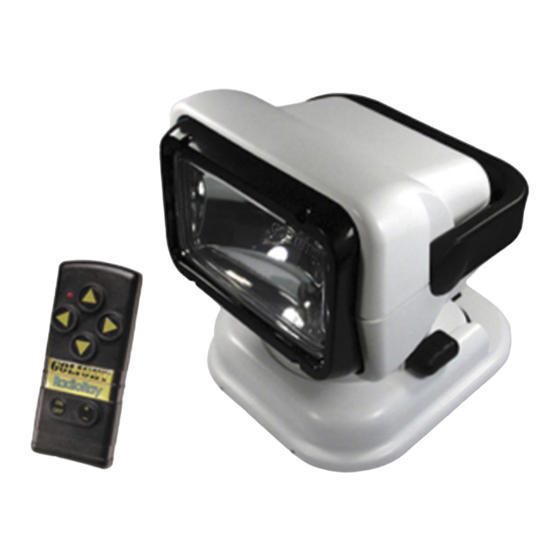 Golight RADIORAY 16.7900 Instructions