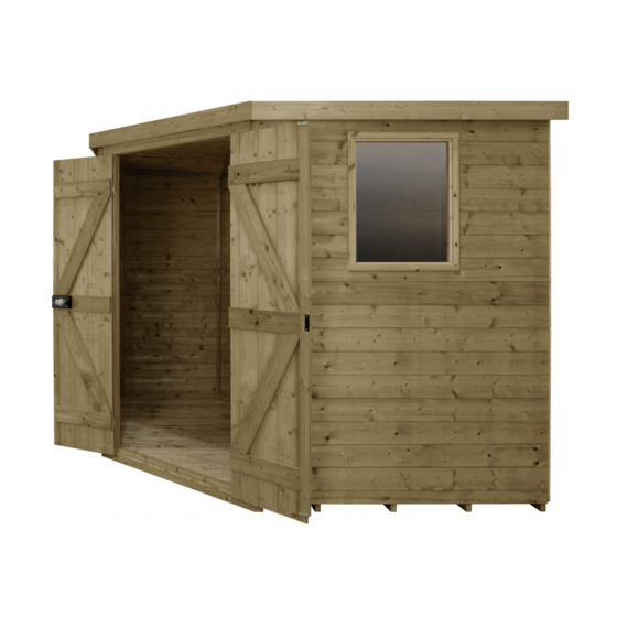 Forest CORNER SHED Quick Start Manual