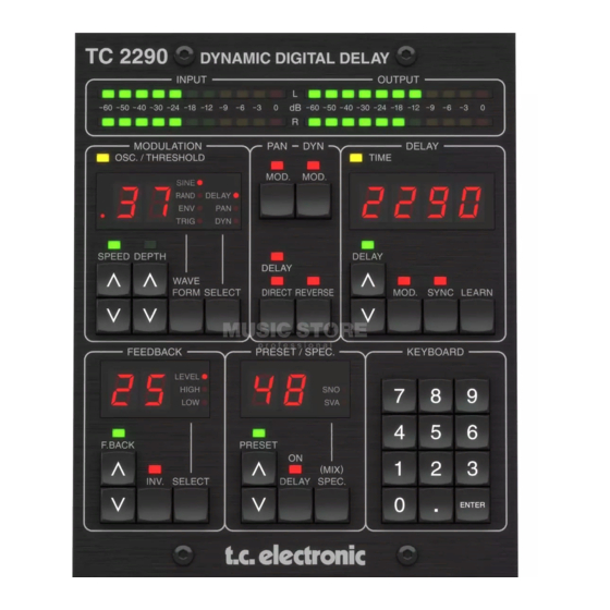 TC Electronic TC2290 User Manual