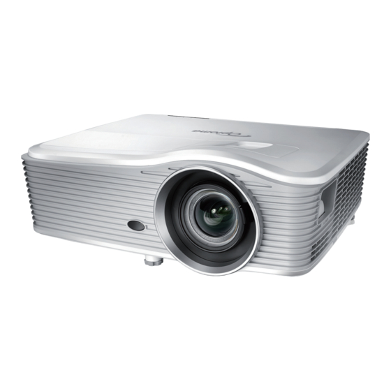 Optoma X515ST Installation Manual