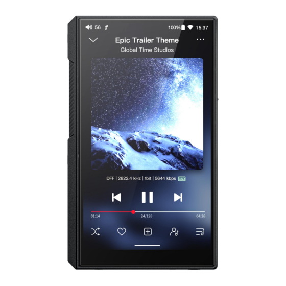 Fiio M11S Complete User's Manual