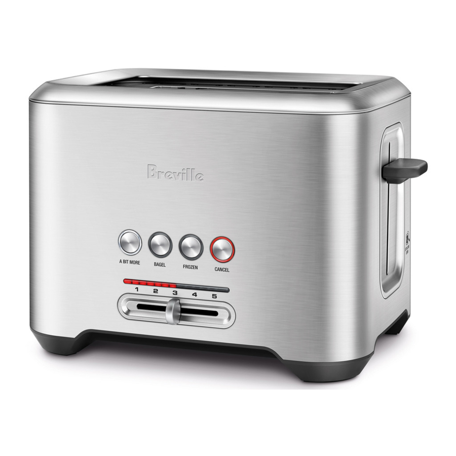 Breville Bit More BTA720XL, BTA730XL Toaster Manual
