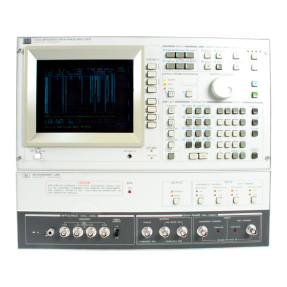 HP 4194A Manual
