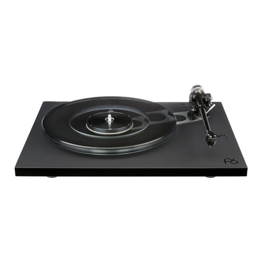 REGA Planar 6 - Turntable Manual