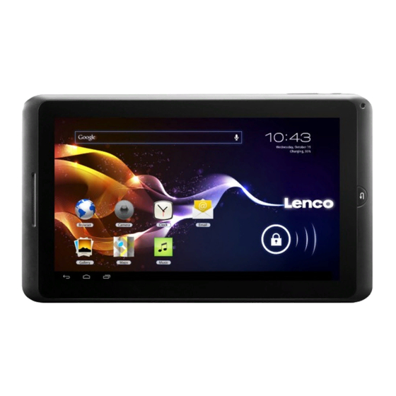 LENCO TAB-1013 User Manual