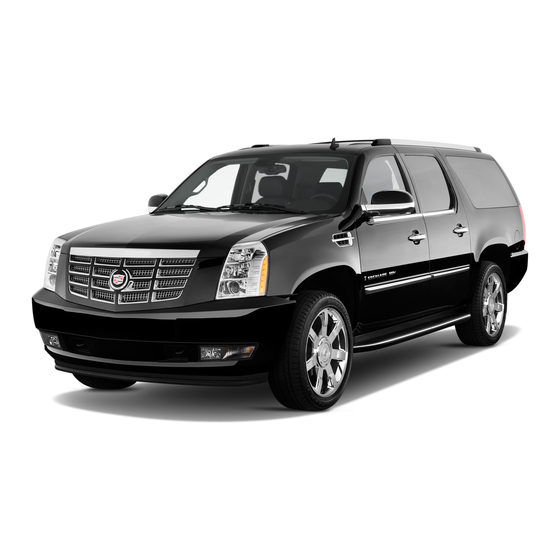 Cadillac 2011 Escalade Owner's Manual