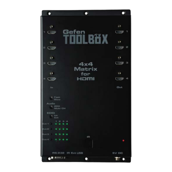 Gefen GTB-HDFST-444 User Manual