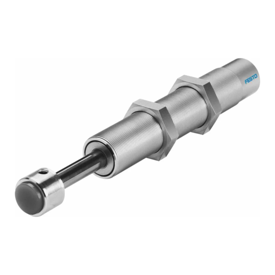Festo YSR Series Operating Instructions