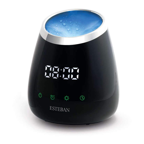 ESTEBAN BLACK TIMER Use Instructions Leaflet