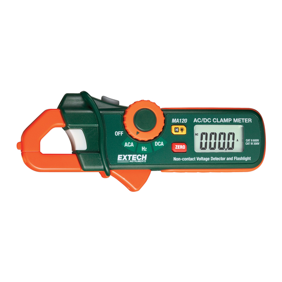 FLIR EXTECH INSTRUMENTS MA120 User Manual