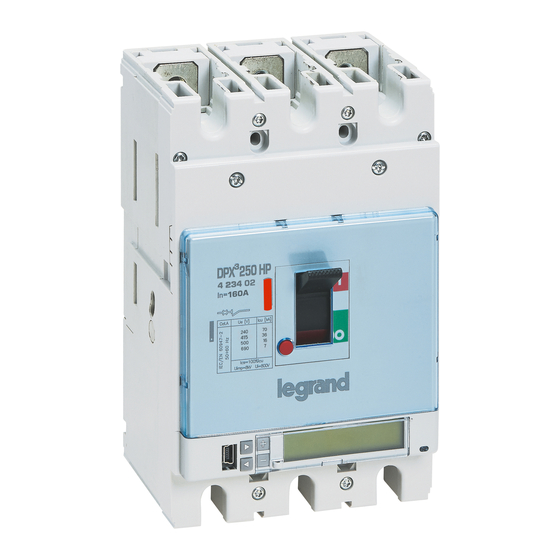 LEGRAND DPX3 250HP ELE S10 Manual