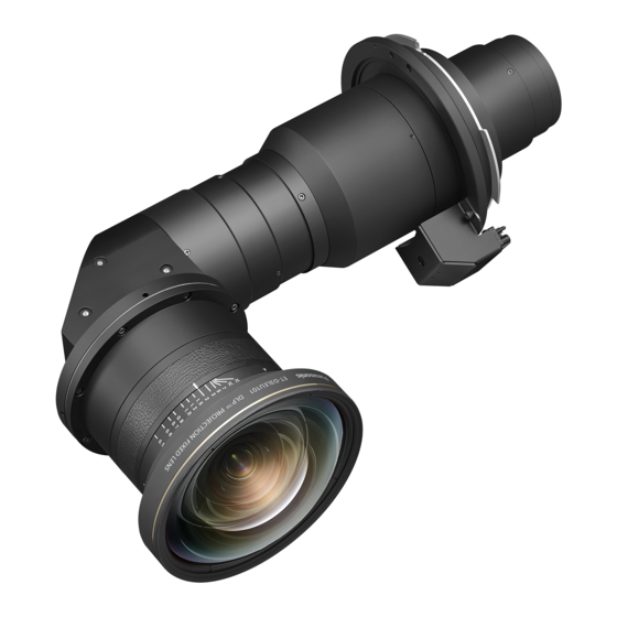 Panasonic ET-D3LEU101 Operating Instructions Manual