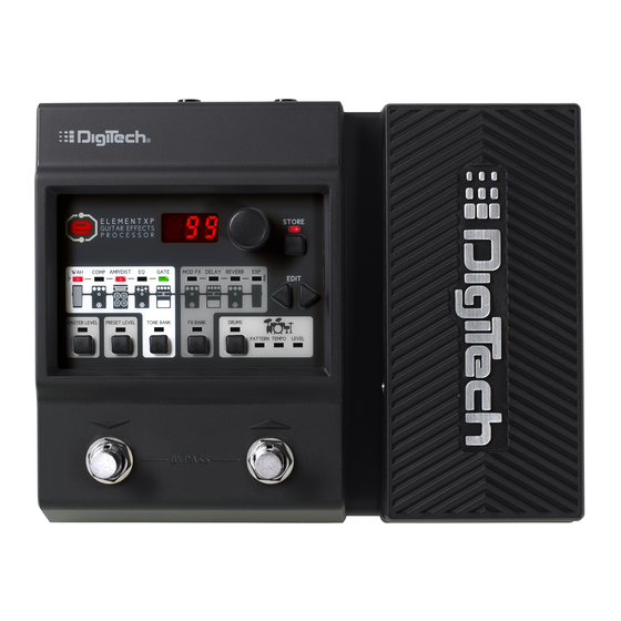 DigiTech Element Quick Start Manual