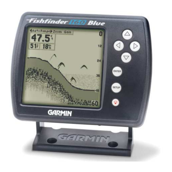 Garmin Fishfinder 160 Blue Owner's Manual