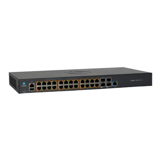 Cambium Networks cnMatrix EX2010-P Quick Start Manual