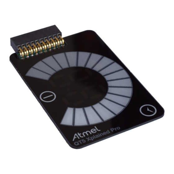 Atmel QT5 Xplained Pro User Manual